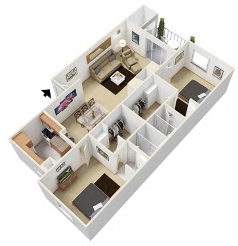 a floor plan of a house
